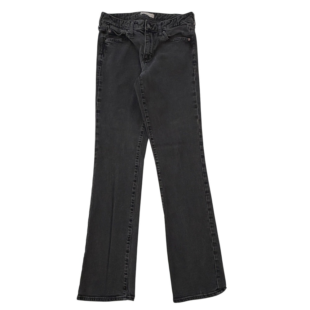 Gap 1969 Perfect Boot Jeans Womens 29 Faded Black Bootcut Mid Rise Denim